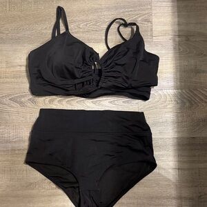 PINK Victoria's Secret Elegant Black Bikini